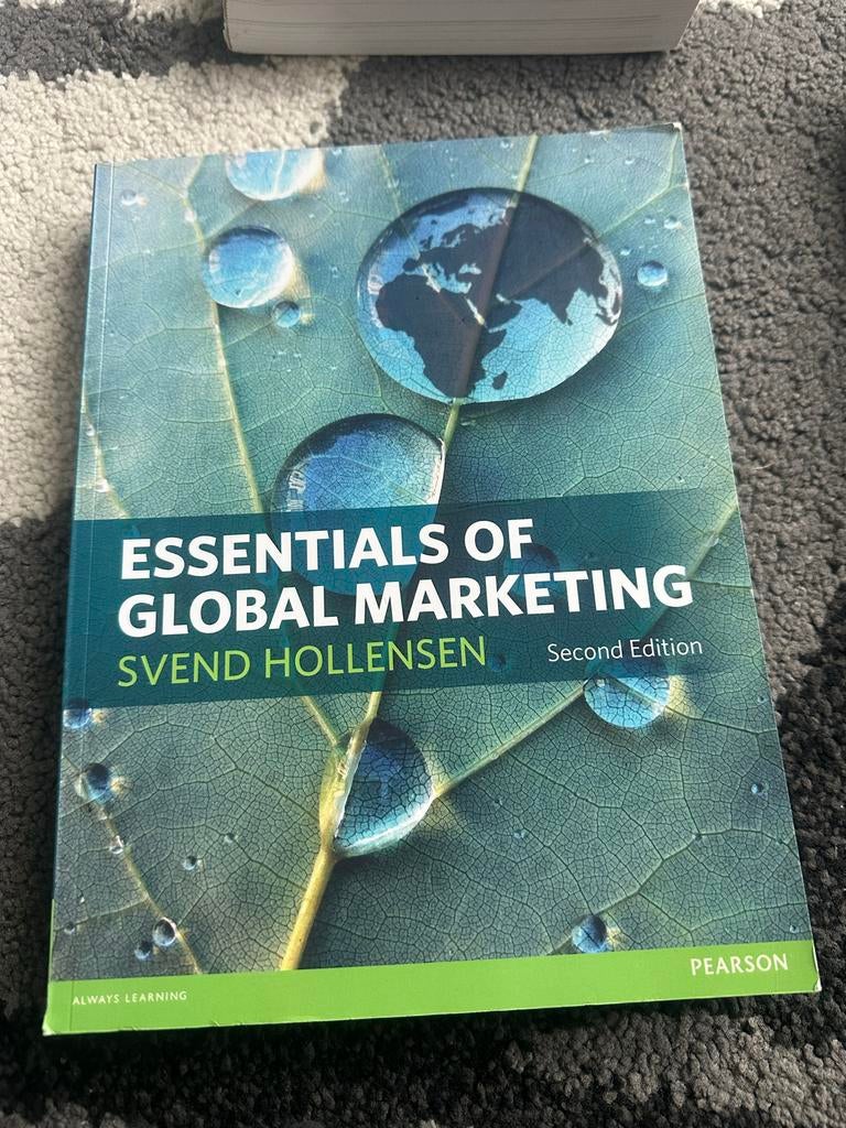 Essentials of Global Marketing - Svend Hollensen (2e editie), Ophalen of Verzenden, Zo goed als nieuw, Economie en Marketing