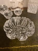 Prachtige kristallen asbak - Vintage design, Ophalen of Verzenden