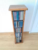 Eikenhouten cd rek, Ophalen of Verzenden, Hout, Cd's