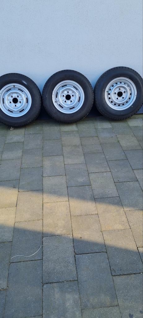 3 aanhanger banden 165r13c, Auto diversen, Aanhangwagen-onderdelen, Ophalen