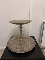 Grote etagere zilver, Huis en Inrichting, Woonaccessoires | Etagères, Ophalen, Zo goed als nieuw