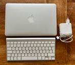 MacBook Air 11” (2015) + lader + draadloos Apple toetsenbord, Gebruikt, Qwerty, Ophalen of Verzenden, 128 GB of minder