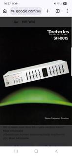 Gezocht : Technics SH- 8015 zilver, Ophalen of Verzenden, Overige merken