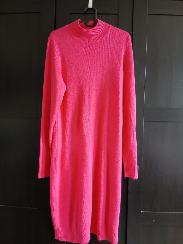 Knalroze jurk / tuniek, maat 40/42, Ophalen, Maat 42/44 (L), Bpc bonprix collection, Roze