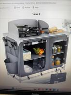 Campingkeuken met windscherm en opbergvakken, Ophalen of Verzenden, Gebruikt