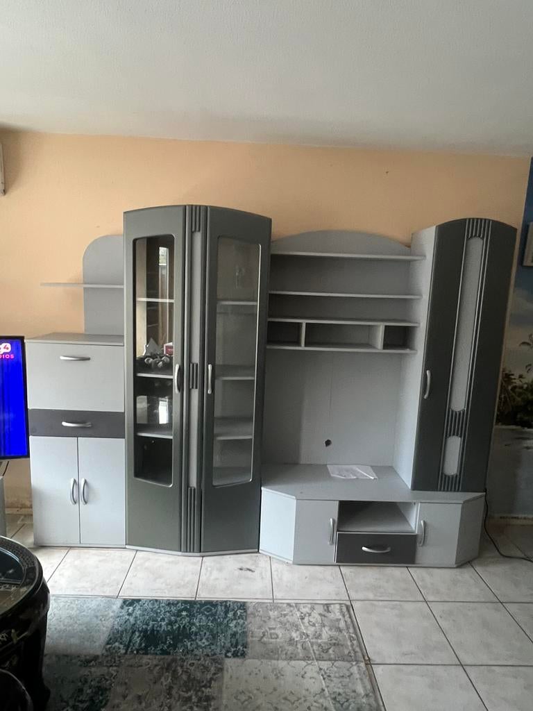 Wandkast, Huis en Inrichting, Kasten | Wandmeubels, Ophalen, 250 tot 300 cm, Gebruikt, 150 tot 200 cm