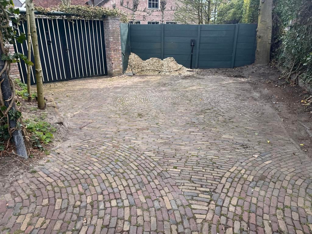 Oud gebakken waaltjes 50m2, Ophalen, Gebruikt, Klinkers, 10 m² of meer