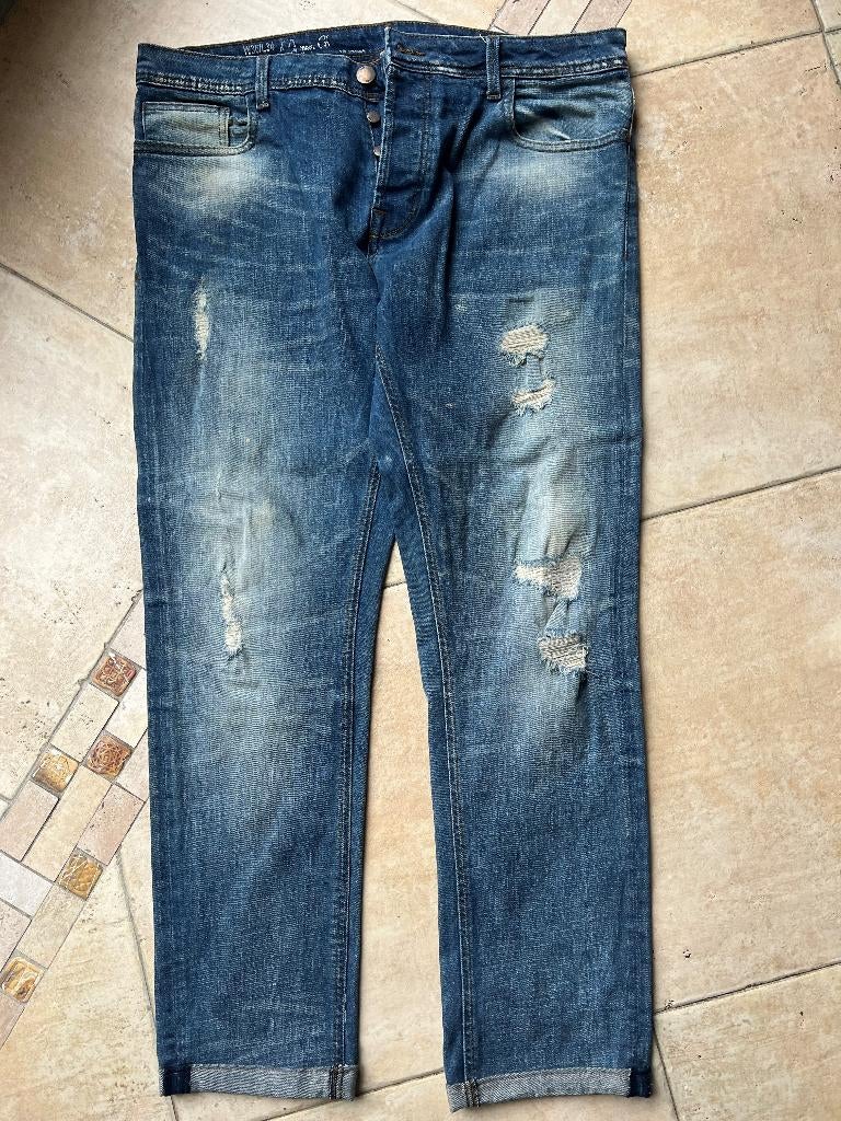 spijkerbroek heren W  36 / 34 Denim & co blauw als NW, Kleding | Heren, Spijkerbroeken en Jeans, W36 - W38 (confectie 52/54), Blauw