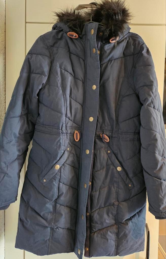Multiblu Dames Winterjas Maat 38, Kleding | Dames, Jassen | Winter, Zo goed als nieuw, Maat 38/40 (M), Blauw, Ophalen of Verzenden