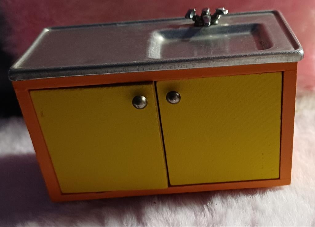 Lundby aanrecht, Verzamelen, Poppenhuizen en Toebehoren, Ophalen of Verzenden, Gebruikt, Poppenhuis