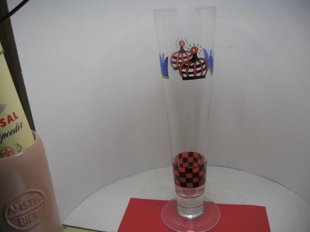 Ritzenhoff art collection #2/2 bierglas Nathalie du Pasquier, Ophalen of Verzenden, Zo goed als nieuw, Bierglas