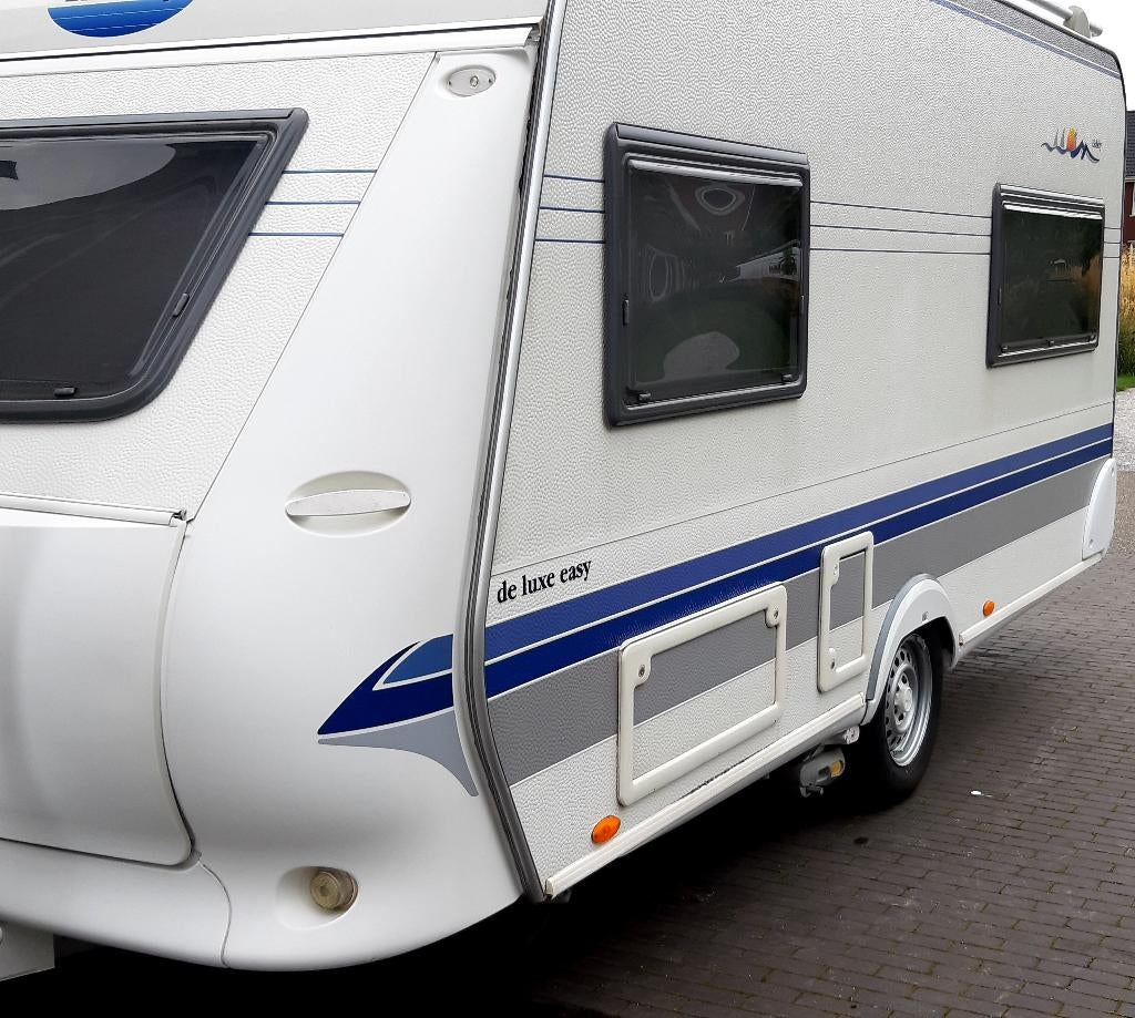 Hobby 440 SF De Luxe Easy, Caravans en Kamperen, Caravans, Hobby, Schokbreker, Treinzit, Particulier