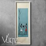 Vintage Afrikaans kunstwerk, kunst, waarschijnlijk Congo, Ophalen of Verzenden