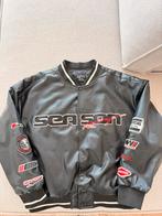 Leren bomber jas, Ophalen of Verzenden, Zo goed als nieuw, Maat 52/54 (L), Zwart