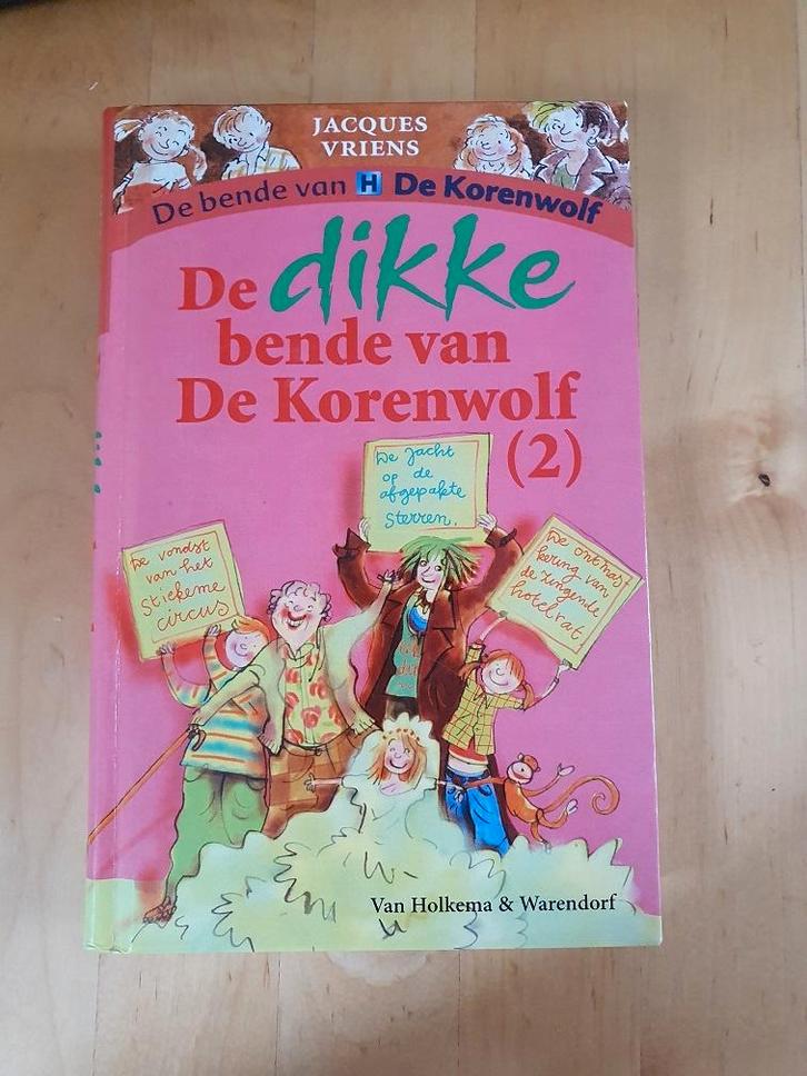 DE  DIKKE  BENDE  VAN  DE KORENWOLF  van Jacques Vriens, Boeken, Kinderboeken | Jeugd | onder 10 jaar, Zo goed als nieuw, Fictie algemeen