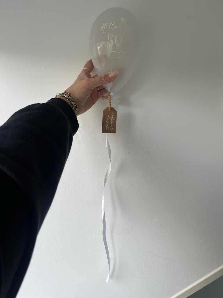 Hello Boy ballon Riviera Maison, Kinderen en Baby's, Ophalen, Nieuw, Kraamcadeau