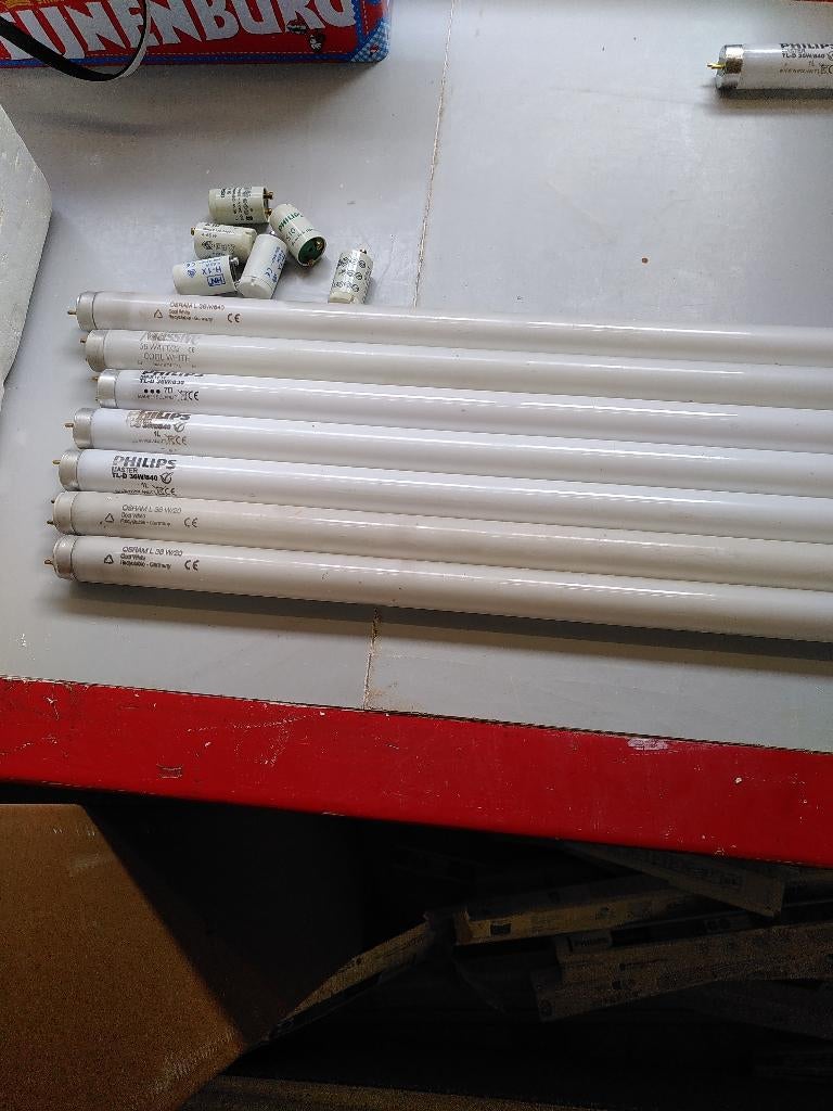 NEON buislampen 120 cm, Overige typen, Overige fittingen, Zo goed als nieuw, Ophalen