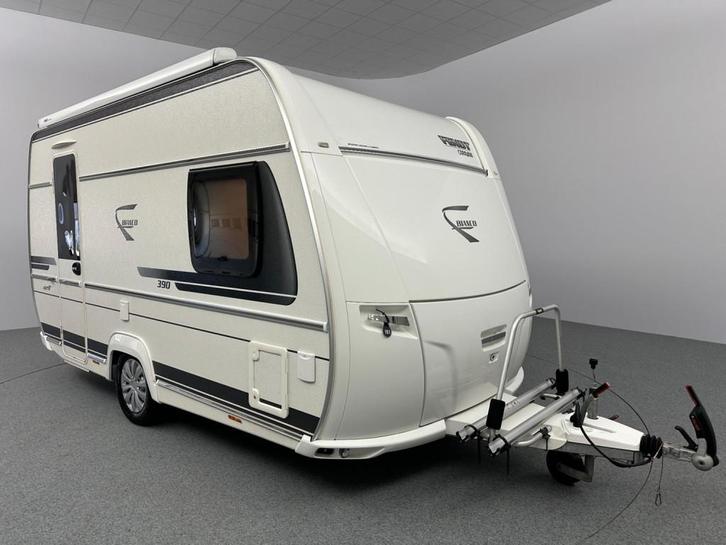 Fendt Bianco Activ 390 FH Cassetteluifel 1500kg as, Caravans en Kamperen, Caravans, Bedrijf, tot en met 4, 1000 - 1250 kg, Treinzit