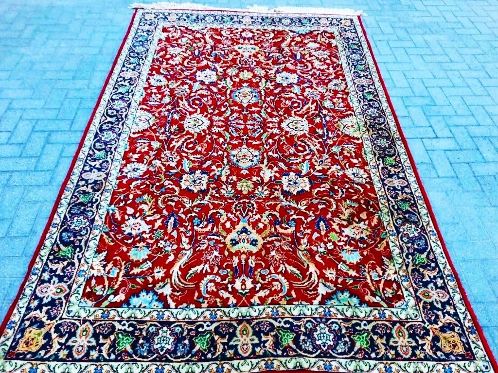 Mooi Perzische handgeknoopt tapijt (Isfahan) 300 x 200 cm, Ophalen, 150 tot 200 cm, 200 cm of meer, Zo goed als nieuw