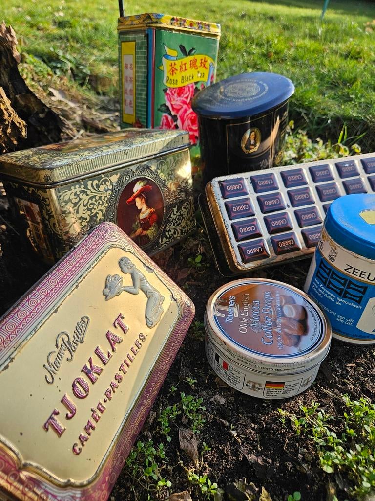 Antieke blikjes, Verzamelen, Blikken, Ophalen, Gebruikt, Overige