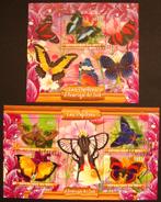 - 731 - 2 Blokken met Vlinders uit Zuid Amerika., Verzenden, Gestempeld, Dier of Natuur