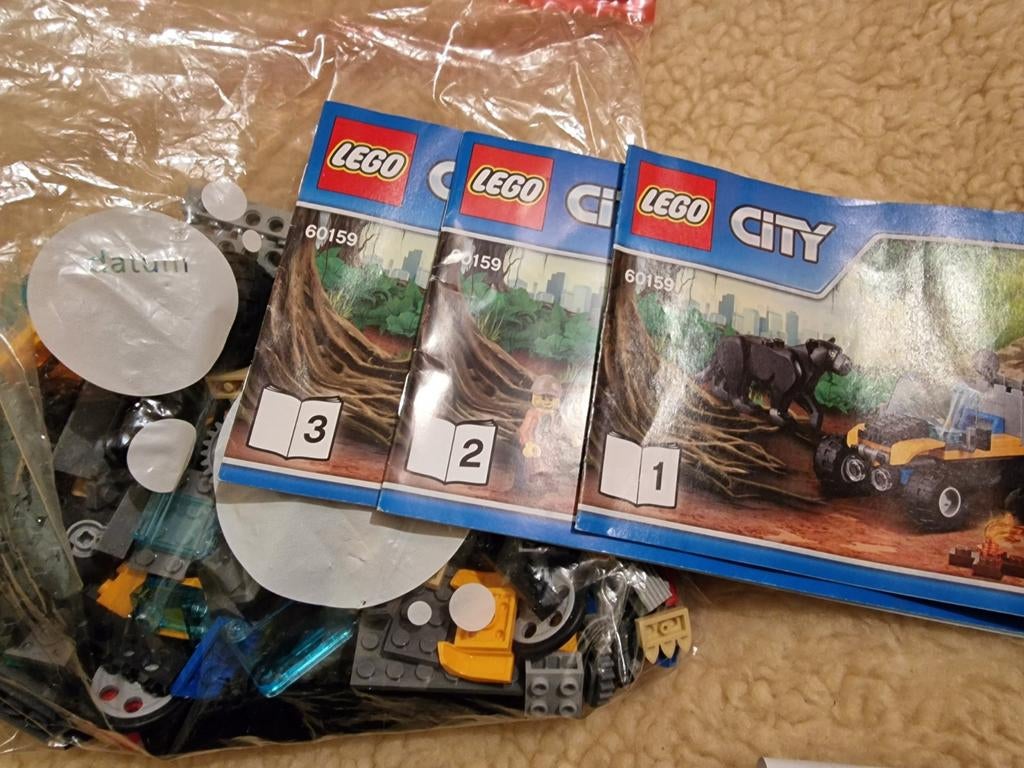 Lego City 60159 Jungle Halftrack Mission, Compleet, Lego, Ophalen of Verzenden, Complete set