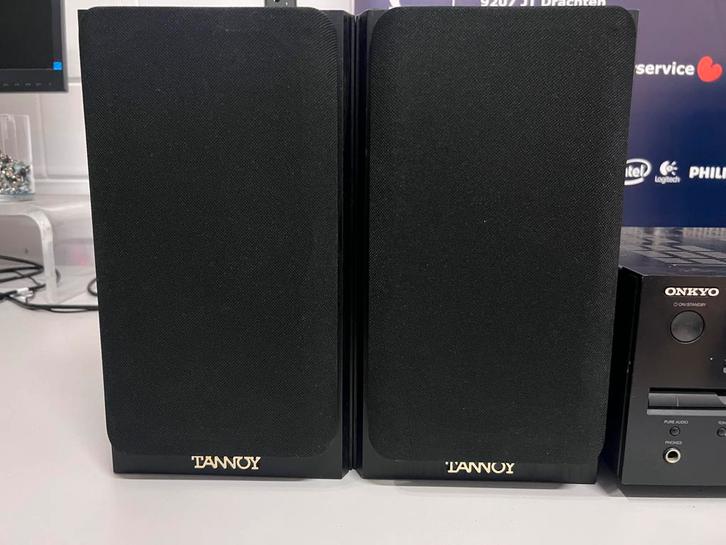 Tannoy Mercury M1 Zwart Speakers - Strak Geluid, Audio, Tv en Foto, Luidsprekers, Gebruikt, Front, Rear of Stereo speakers, Overige merken