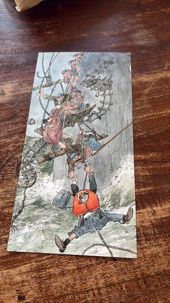 Folder kaart Jan sanders IJmuiden, Verzamelen, Ophalen of Verzenden, 1980 tot heden, Knipsel(s)