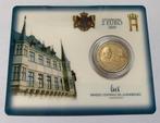 2 Euro Luxemburg 2019 BU coincard (Stemrecht) met muntteken, Verzenden, Luxemburg, 2 euro, Losse munt
