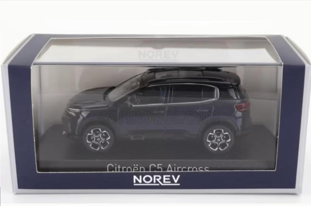 Citroen C5 Aircross '22 Eclipse Blauw 1:43 NOREV ref: 155563, Verzenden, Nieuw, Auto, Norev