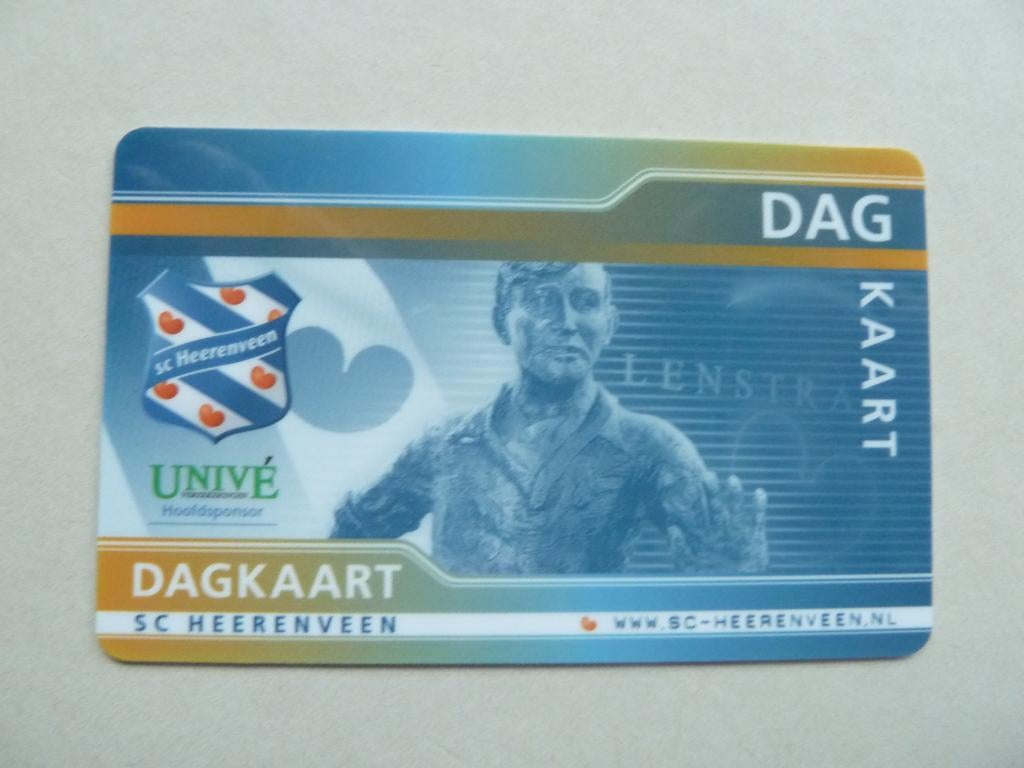Dagkaart. Sc Heerenveen. 2008/2009 zie omschrijving, Verzamelen, Sportartikelen en Voetbal, Ophalen of Verzenden, Zo goed als nieuw