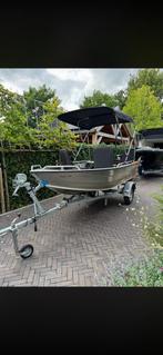 Aluminium boot 2024 3,80x1,60 mtr, Ophalen, Tot 10 pk, Aluminium, Zo goed als nieuw