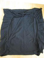 Dubbelgeweven zwart jersey hoeslaken - 1persoons, Eenpersoons, Ophalen of Verzenden, Zo goed als nieuw, Hoeslaken of Sloop