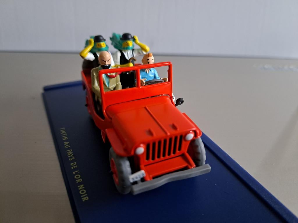 Kuifje, Willys MB uit Kuifje en het Zwarte Goud 1:43, Hobby en Vrije tijd, Modelauto's | 1:43, Ophalen of Verzenden, Nieuw, Auto