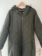 Mooie damesjas tussenjas met capuchon groen 40, Ophalen of Verzenden, Gedragen, Maat 38/40 (M), Groen