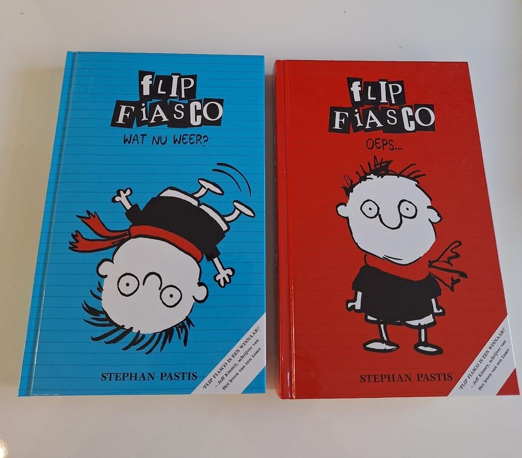 *FLIP FIASCO LEESBOEK/LEESBOEKEN 2X*, Ophalen, Zo goed als nieuw, Stephan Pastis, Verhalen