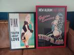 Pink! En Golden Earrings, Ophalen, Zo goed als nieuw, Poster, Artwork of Schilderij
