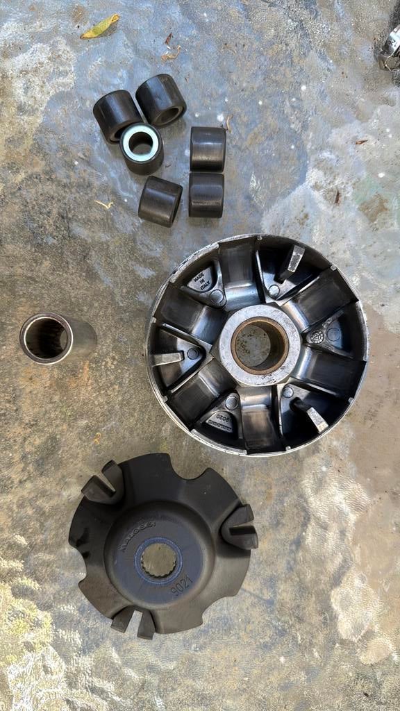 Malossi multivar piaggio 4takt met drukveer, Motoren, Ophalen of Verzenden