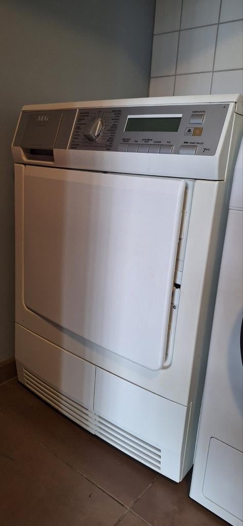 AEG Lavatherm 59850 Condensdroger - 7kg, Ophalen, 6 tot 8 kg, Gebruikt, 85 tot 90 cm