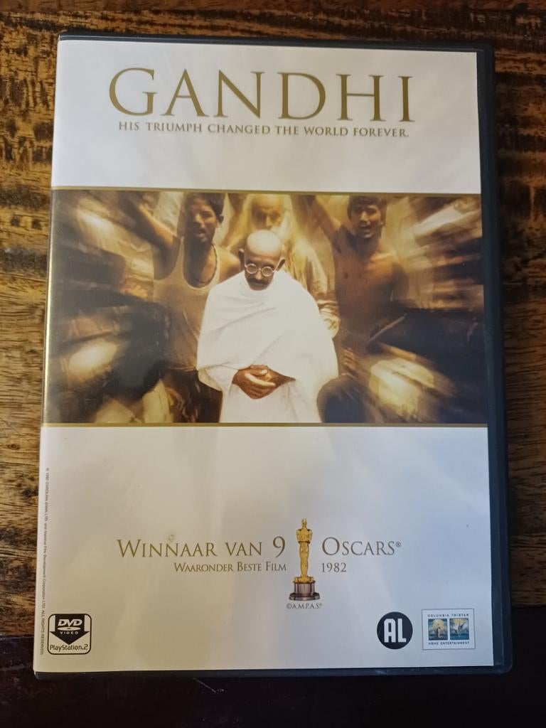 Gandhi DVD - Winnaar van 9 Oscars, Vanaf 12 jaar, Ophalen of Verzenden, Gebruikt, Historisch of Kostuumdrama