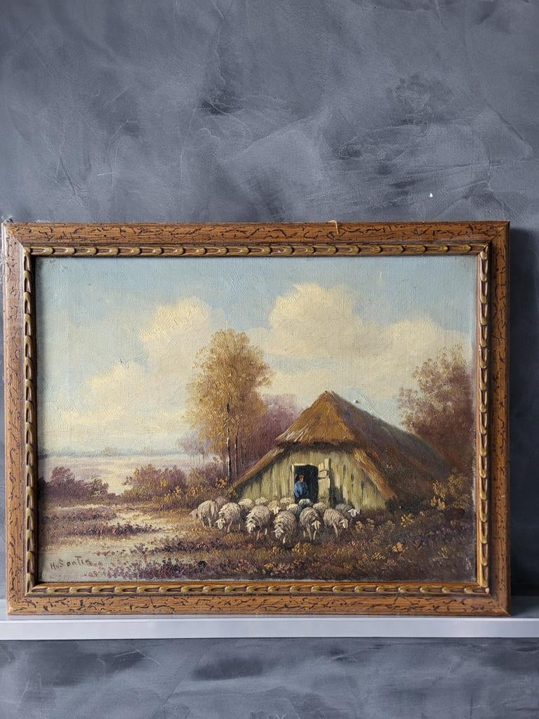 Schilderij van H. Van Santen, Ophalen