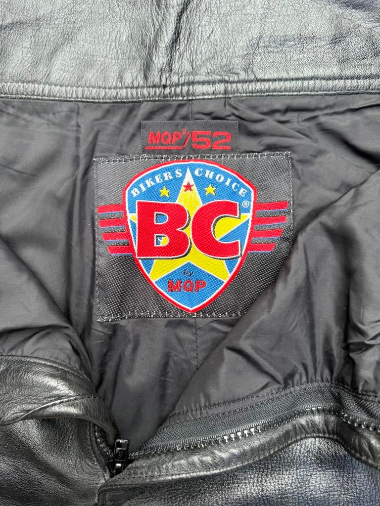 Leren motorbroek, merk MQP, mt 52, Ophalen of Verzenden, Tweedehands, Heren, Broek | leer