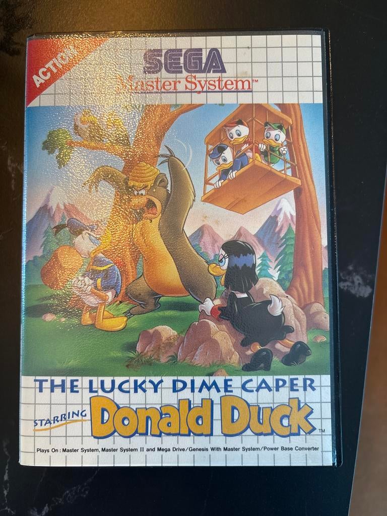 The Lucky Dime Caper Donald Duck - Sega Master System, Spelcomputers en Games, Gebruikt, 1 speler, Ophalen of Verzenden, Vanaf 3 jaar