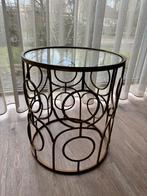 Bijzettafel, 45 tot 60 cm, Minder dan 55 cm, Rond, Ophalen of Verzenden