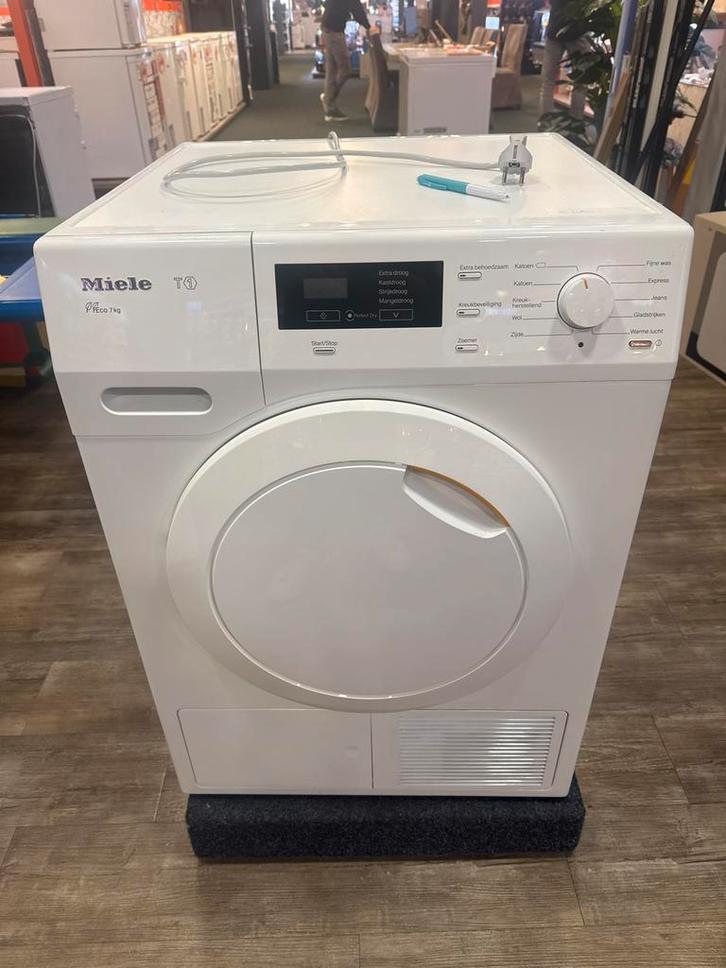 Miele TKB150 Warmtepompdroger 7kg - Energiezuinig, Witgoed en Apparatuur, Wasdrogers, Gebruikt, Condens, Voorlader, 6 tot 8 kg