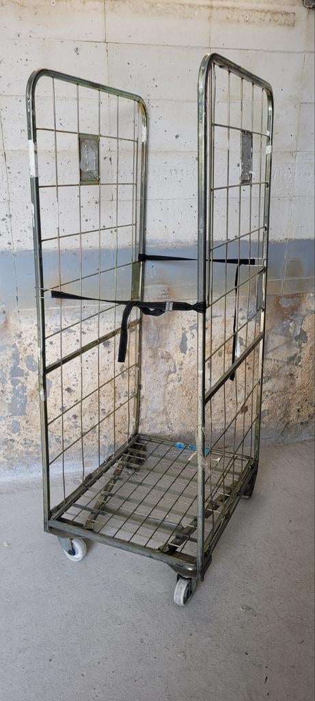 Diverse rolcontainer rolkar transportkar trolley magazijnkar, 100 liter of meer, Ophalen of Verzenden, Zo goed als nieuw, Transportkar