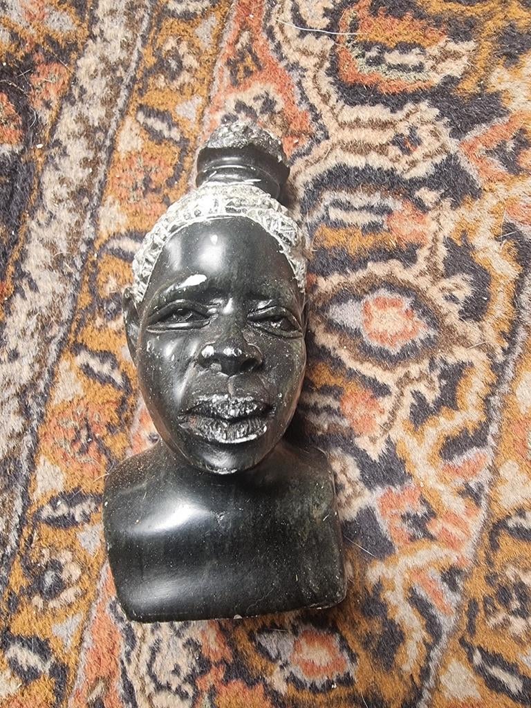 Beeldje afrikaanse vrouw, Ophalen of Verzenden