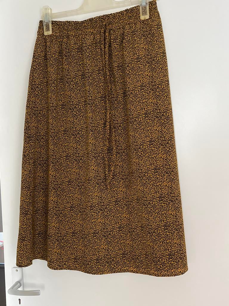 24COLOURS Luipaardprint Rok Maat M, Kleding | Dames, Maat 38/40 (M), Bruin, Ophalen of Verzenden, Zo goed als nieuw