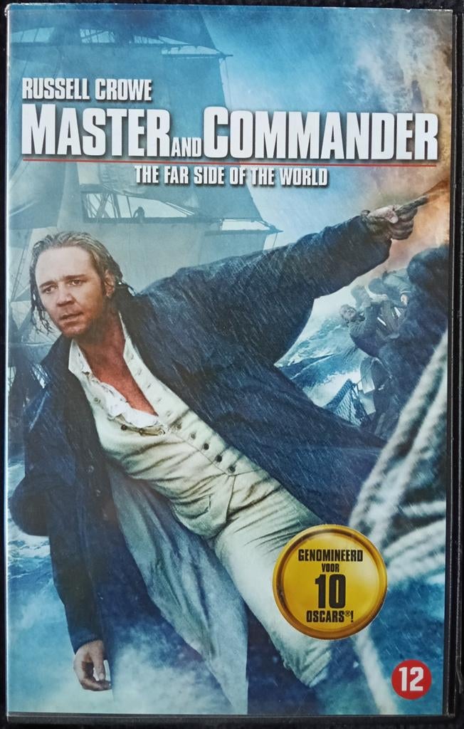 Master And Commander vhs, Vanaf 16 jaar, Ophalen of Verzenden, Zo goed als nieuw, Horror