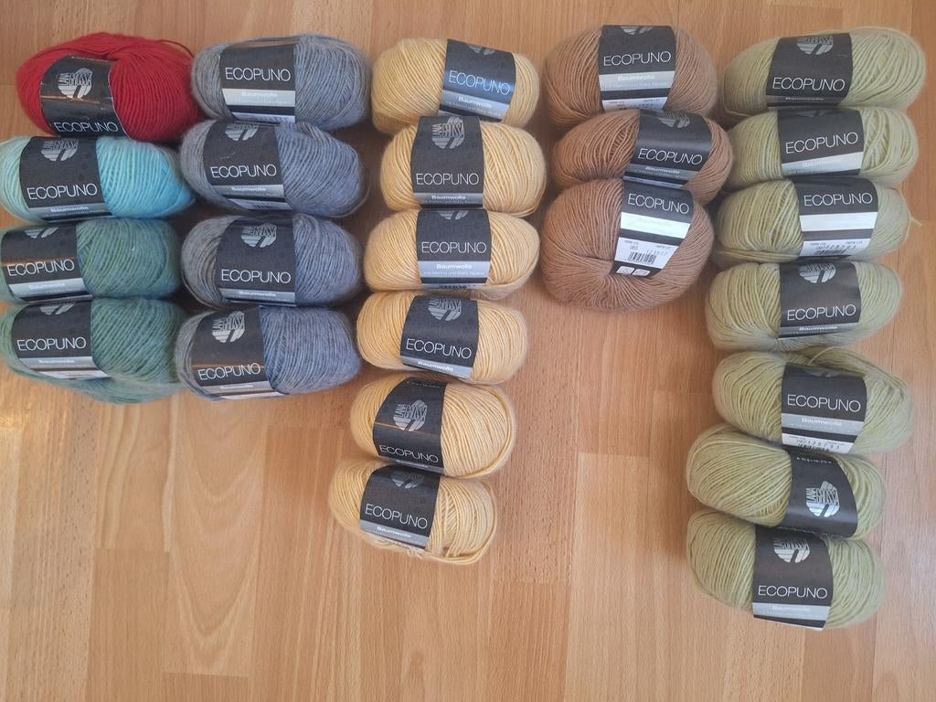 Lana Grossa Ecopuno, Verzenden, Nieuw, Breien of Haken, Wol of Garen
